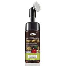 WOW Skin Science Apple Cider Vinegar Foaming Face Wash with Built-in Brush150ml - £13.54 GBP