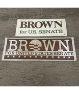 George Brown 1970 California Senate Campaign Sticker Lot Inland Empire C... - $10.00