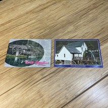 Vintage Lot of 2 North Carolina Smoky Mountain Grist Mill Postcards KG JD - $14.85