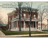 President Harrison Residence Indianapolis IN Indiana UNP DB Postcard O20 - $5.89