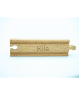 Personalised Birthday Gift for Ella, Wooden Train Track Engraved with He... - £8.04 GBP