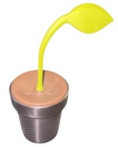 Vintage Stainless Steel Tea Infuser Steeper with Leaf Handle – 5.5&quot; Gent... - $9.99