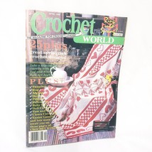 Crochet World Magazine April 1988 Springtime Sweaters Rug Afghan Baby Se... - £11.23 GBP