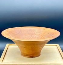 Wood turned bowl using Cherry from Adirondacks region Handmade and can b... - £76.99 GBP