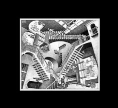 MC Escher Relativity Poster Print - $331.70 MXN