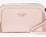 Kate Spade Staci Dual Zip Around Crossbody Peony Pink Leather KG036 NWT ... - £69.98 GBP