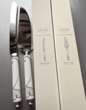 Lenox True Love Porcelain Handle Cake Knife &amp; Server 2 PC. New in Origin... - $26.63