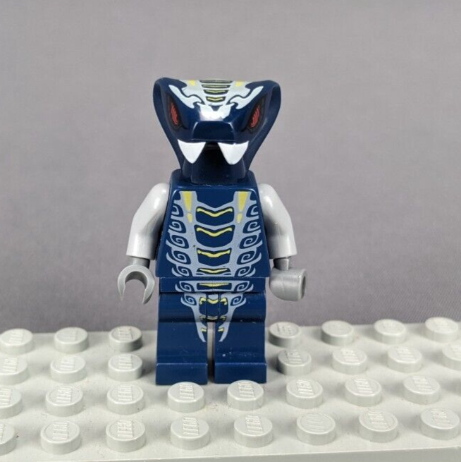 Lego Ninjago Mezmo Minifigure njo059 9555 Blue Snake Blister Pack Ninja Figure