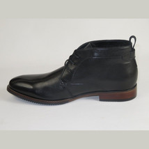 Men's Steve Madden Boot High Top Shoes Lace up Soft Leather Shaunn Black image 5