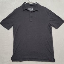 Faherty Polo Shirt Mens Sz M Medium Black Pima Cotton Blend Short Sleeve - £27.42 GBP
