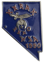 Shriners Pin Nevada KERAK 1990 Metal Enamel - £9.73 GBP