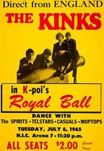 The Kinks - 1965 - Honolulu HI - Concert Magnet - £9.58 GBP