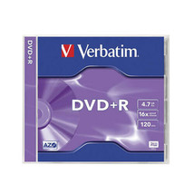 Verbatim Verbatim DataLifePlus Azo Disc with Case (4.7GB) - DVD+R - £23.13 GBP