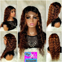 Virgin Hair Pumpkin&quot; Brazilian Virgin Hair  loose deep wave, 150% density, 13x4  - £136.82 GBP