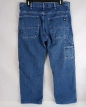 Key Men&#39;s Distressed 5 Pocket Bootcut Jeans Size 34x29 - $16.48