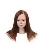 100% Human Hair Mannequin Head With Human Hair For Hairdresser Doll Head... - $35.00