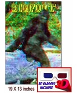 only Bigfoot Yeti Sasquatch 19 X 13  3D Limited Edition Art Print with g... - £18.78 GBP