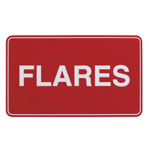  Adhesive Flares Sticker Sign (100x60mm) - £21.14 GBP