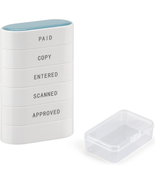 5-In-1 Office Stamp Set - Pre-Inked Rubber Stamp: Paid, Copy, Entered, S... - $28.81 CAD