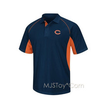 NWT NFL Chicago Bears Men Golf Polo Comfort Stretch Moisture Wick Shirt ... - £31.78 GBP