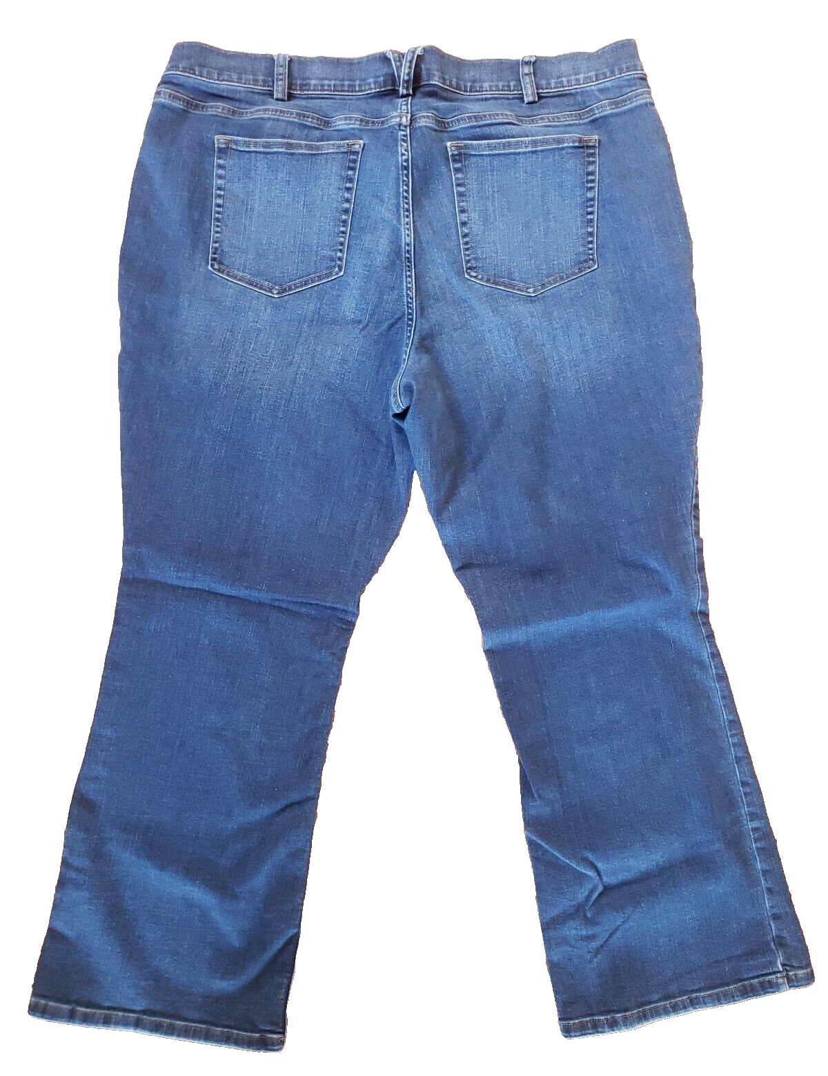 Primary image for Duluth Trading Bootcut Jeans Womens Plus Sz 20W x29 Medium Blue Daily Denim Flex
