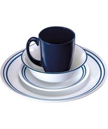 ♻️ Corelle Livingware Breathtaking Blue Beads One Replacement Place Sett... - $47.51