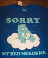 CARE BEARS BEDTIME BEAR My Bed Needs Me T-shirt MENS SMALL NEW Care Bear... - $19.80