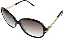 Missoni Sunglasses Women Black White Swarovski Elements Round MI680 01 - £66.52 GBP