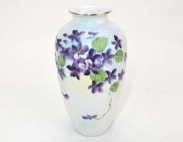 Vintage Norcrest Ceramic Flower Vase, African Violets, Made in Japan, #PR 80 - £19.23 GBP