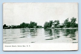 Crescent Beach Sodus Bay New York NY 1910 DB Postcard N11 - £5.52 GBP
