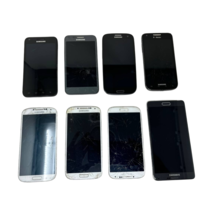 Lot Of 8 Phones Samsung Galaxy S2 S3 S4 Note 4 Amoled 5&quot; Android 13MP Untested - £135.77 GBP