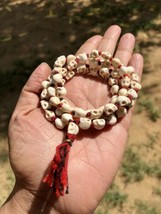 Goddess KALI Nar Mund Mala ROSARY Carved Skull 72+1 Prayer Beads 8mm siz... - $27.27