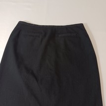 Grace Elements Women’s Back Zipper & Slit Black Skirt Size 10 image 6