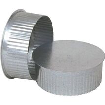 UNITED STATES HDW GV0733 4" Galvanized Tee Plug, Pack of 1, Assorted - $21.85