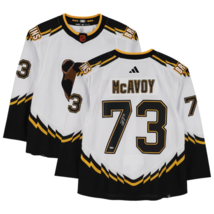 Charlie MCAvoy Autographed Bruins Authentic 2023 Reverse Retro Jersey Fanatics - £297.96 GBP