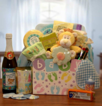 New Baby Celebration Gift Box - Yellow | Baby Bath Set &amp; Neutral Baby Gifts - £64.67 GBP