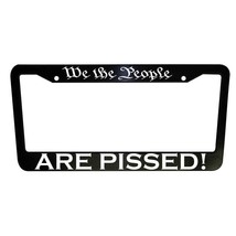 We The People License Plate Frame, Patriotic in Black Plastic, Aluminum,... - $17.20+