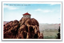 Harney Peak Lookout Near Custer South Dakota SD UNP WB Postcard P21 - £2.74 GBP