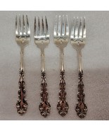 Oneida Community BEETHOVEN Silverplate Betty Crocker Flatware 4 SALAD FORKS - $28.06 CAD