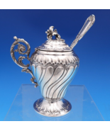 Louis XV by Puiforcat French Sterling Silver Mustard Pot with Spoon (#8329) - $659.24 CAD