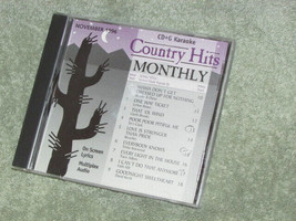 COUNTRY HITS MONTHLY NOVEMBERV 1996 on screen lyrics Karaoke CD&amp;G (case2... - £14.98 GBP