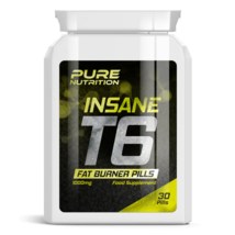 PURE NUTRITION T6 Insane Fat Burner Pills - Turbocharge Your Fat Loss Jo... - £73.06 GBP