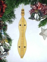 4&quot; Dulcimer Wooden Musical Instrument Christmas Ornament Gift Boxed Od* - £7.81 GBP