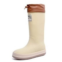 New Thick-soled High-tube Rain Boots Couple Camping Rain Boots Outdoor Wading Be - £56.43 GBP