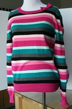 H&M Striped Multicolor Sweater Girl Size US 14y, EUR 170 EUC - $9.89