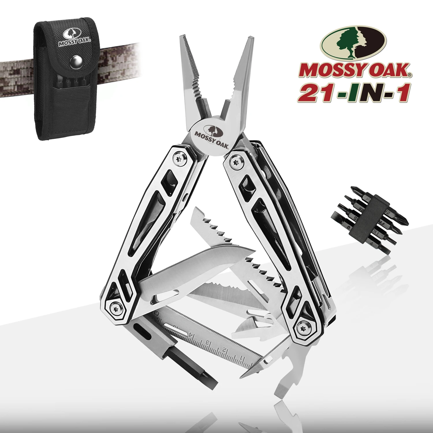  OAK 21 in 1 Multi Function Pliers Stainless Steel Portable Pocket  with... - $368.52