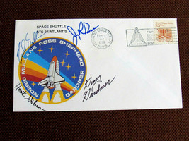 STS-27 Space Shuttle Atlantis Nasa Crew Ross Gibson Signed Auto Fdc Envelope - £117.43 GBP