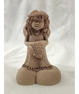 VTG Lil&#39; Sweet Heart&#39;s Small Native Sculpture TnT 1995 Angel Survey Adob... - $15.57 CAD