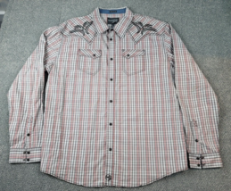 MoonShine Spirit Shirt Men 2XL Brad Paisley Embroidery Country Western P... - $23.10