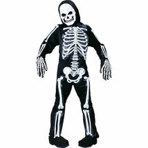 TOTALLY SKELEBONES UNISEX HALLOWEEN COSTUME CHILD SIZE LARGE 12-14 - $28.59